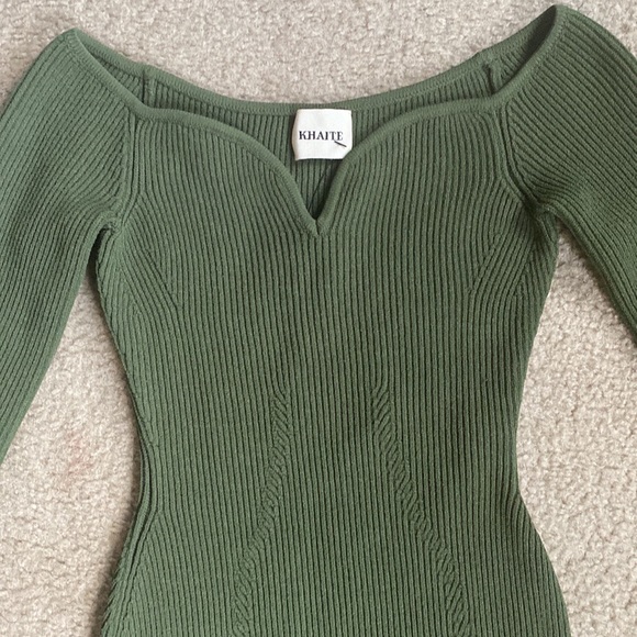 Khaite Green Dress. - Picture 10 of 15